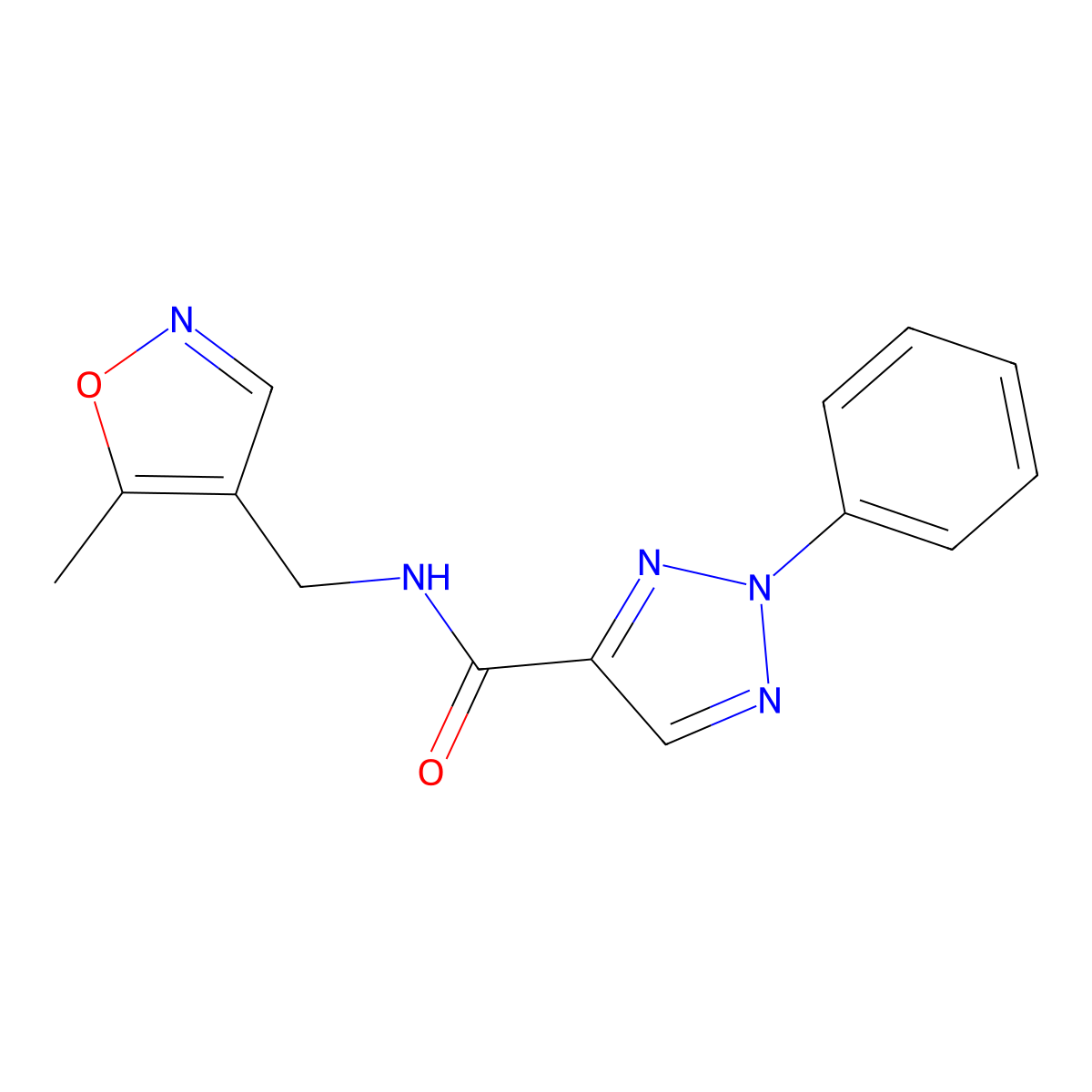 N-((5-methylisoxazol-4-yl)methyl)-2-phenyl-2H-1,2,3-triazole-4-carboxamide molecular structure, CAS 2034403-54-6