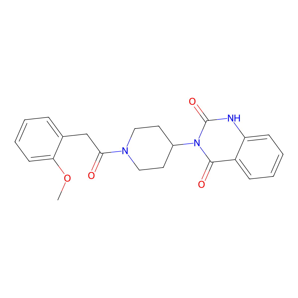 3-(1-(2-(2-methoxyphenyl)acetyl)piperidin-4-yl)quinazoline-2,4(1H,3H)-dione molecular structure, CAS 2034408-14-3