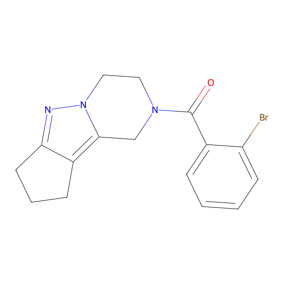 11-(2-Bromobenzoyl)-7,8,11-triazatricyclo[6.4.0.0^{2,6}]dodeca-1,6-diene molecular structure, CAS 2034413-96-0