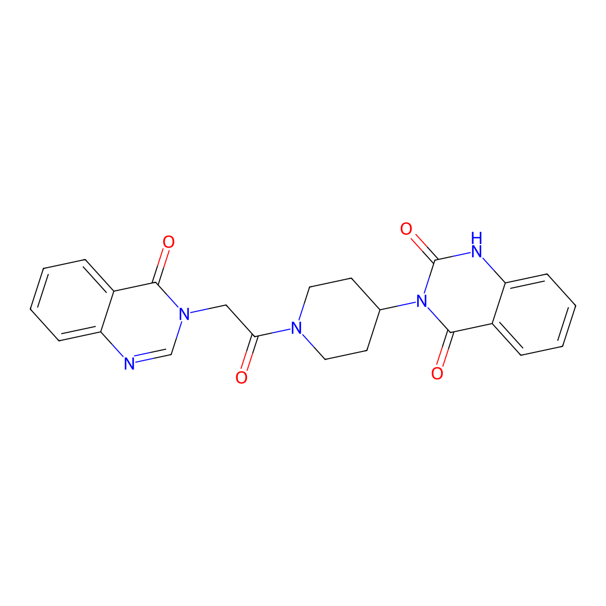 3-(1-(2-(4-oxoquinazolin-3(4H)-yl)acetyl)piperidin-4-yl)quinazoline-2,4(1H,3H)-dione molecular structure, CAS 2034414-94-1