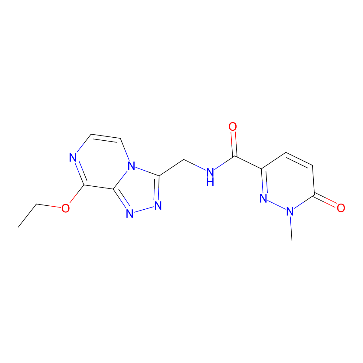 N-({8-ethoxy-[1,2,4]triazolo[4,3-a]pyrazin-3-yl}methyl)-1-methyl-6-oxo-1,6-dihydropyridazine-3-carboxamide molecular structure, CAS 2034414-95-2