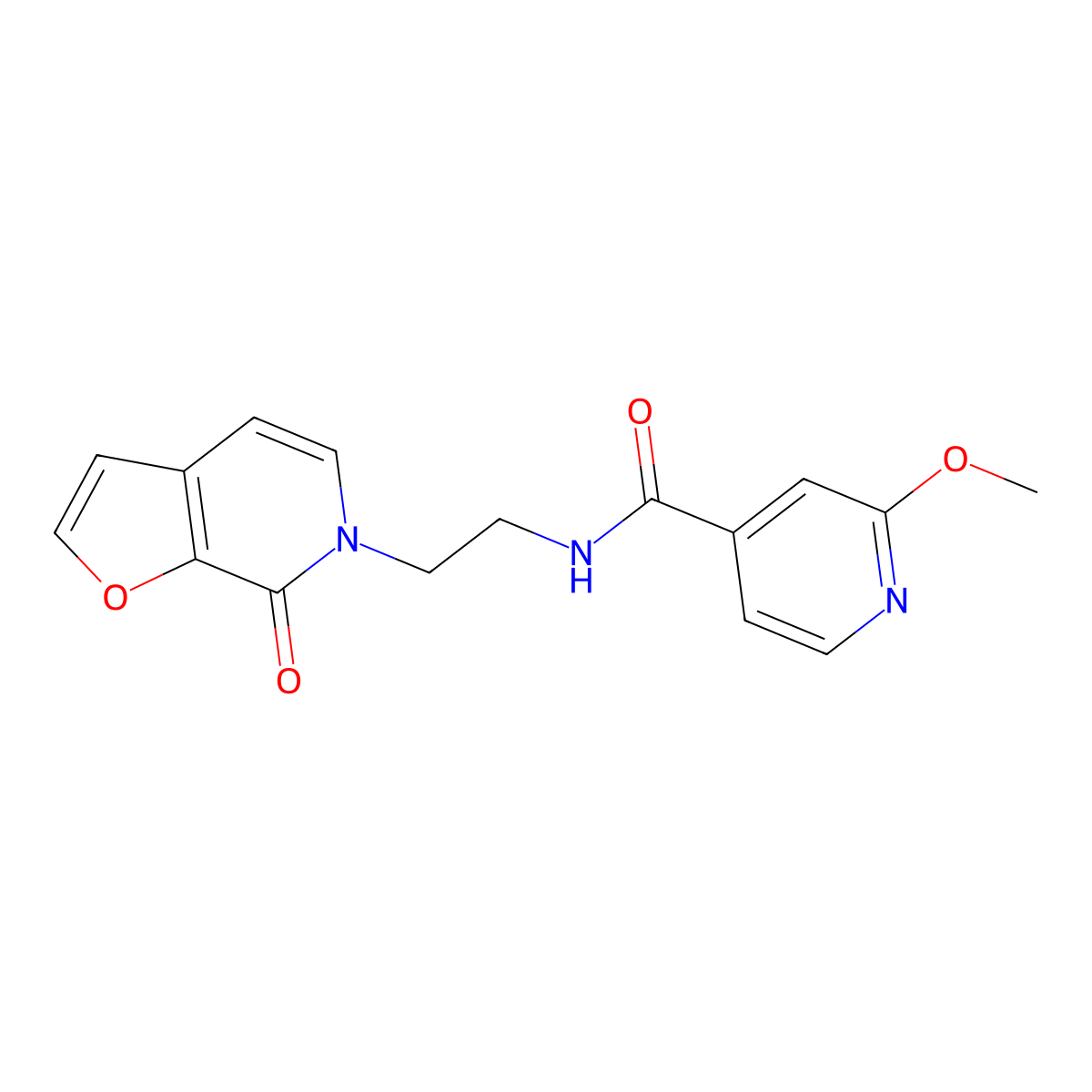 2-methoxy-N-(2-(7-oxofuro[2,3-c]pyridin-6(7H)-yl)ethyl)isonicotinamide molecular structure, CAS 2034415-29-5