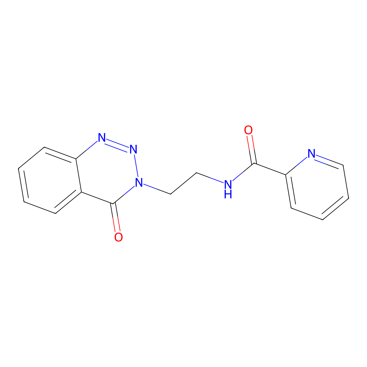 N-(2-(4-oxobenzo[d][1,2,3]triazin-3(4H)-yl)ethyl)picolinamide molecular structure, CAS 2034416-54-9