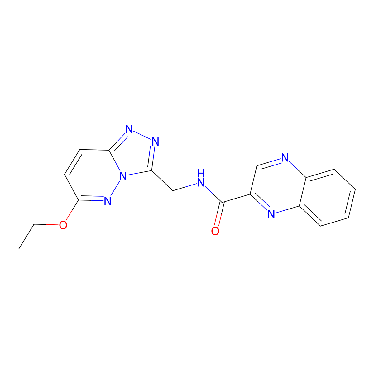 N-({6-ethoxy-[1,2,4]triazolo[4,3-b]pyridazin-3-yl}methyl)quinoxaline-2-carboxamide molecular structure, CAS 2034417-14-4