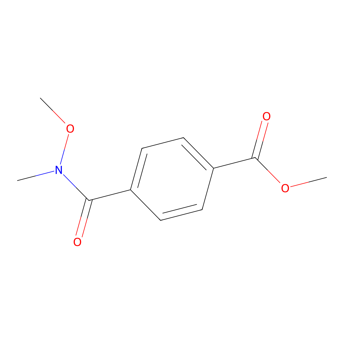 Methyl 4-[methoxy(methyl)carbamoyl]benzoate molecular structure, CAS 203442-83-5