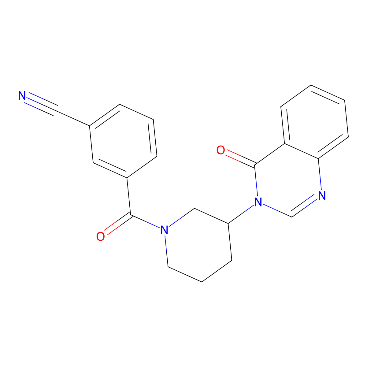 3-(3-(4-oxoquinazolin-3(4H)-yl)piperidine-1-carbonyl)benzonitrile molecular structure, CAS 2034423-05-5