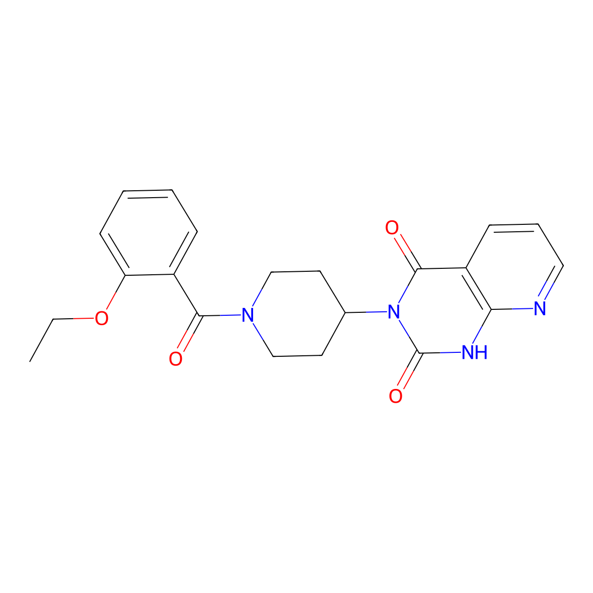 3-(1-(2-ethoxybenzoyl)piperidin-4-yl)pyrido[2,3-d]pyrimidine-2,4(1H,3H)-dione molecular structure, CAS 2034425-49-3