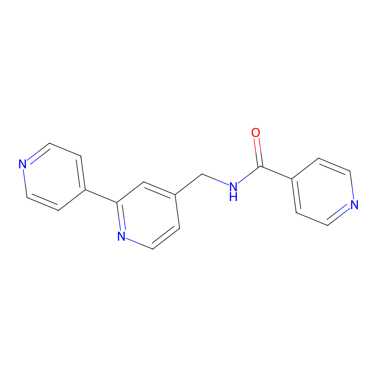 N-([2,4'-bipyridin]-4-ylmethyl)isonicotinamide molecular structure, CAS 2034433-00-4
