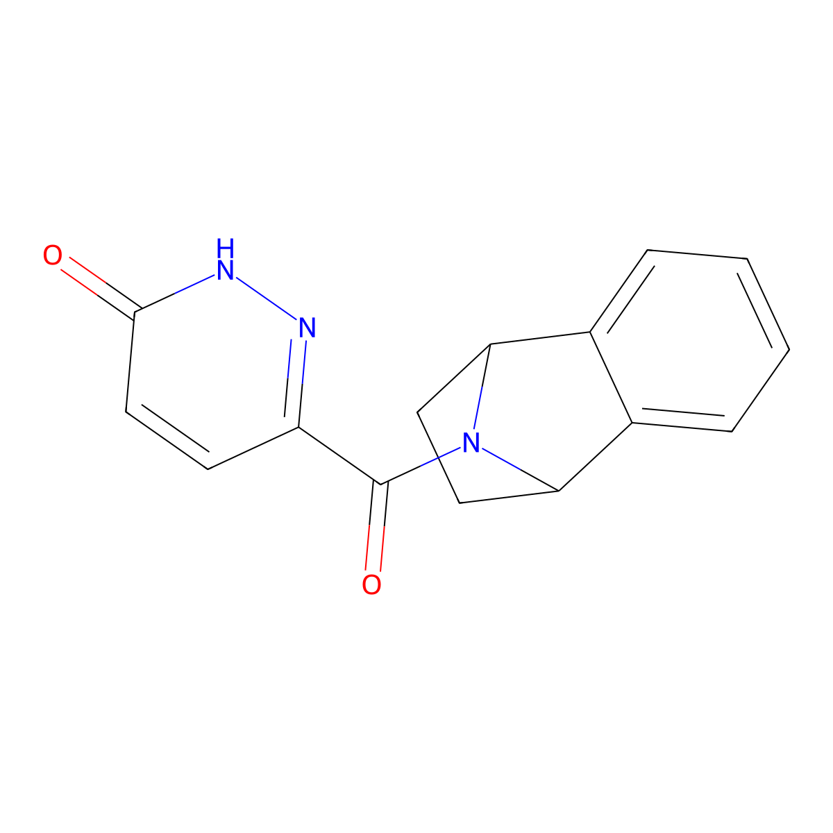 6-(1,2,3,4-tetrahydro-1,4-epiminonaphthalene-9-carbonyl)pyridazin-3(2H)-one molecular structure, CAS 2034454-42-5