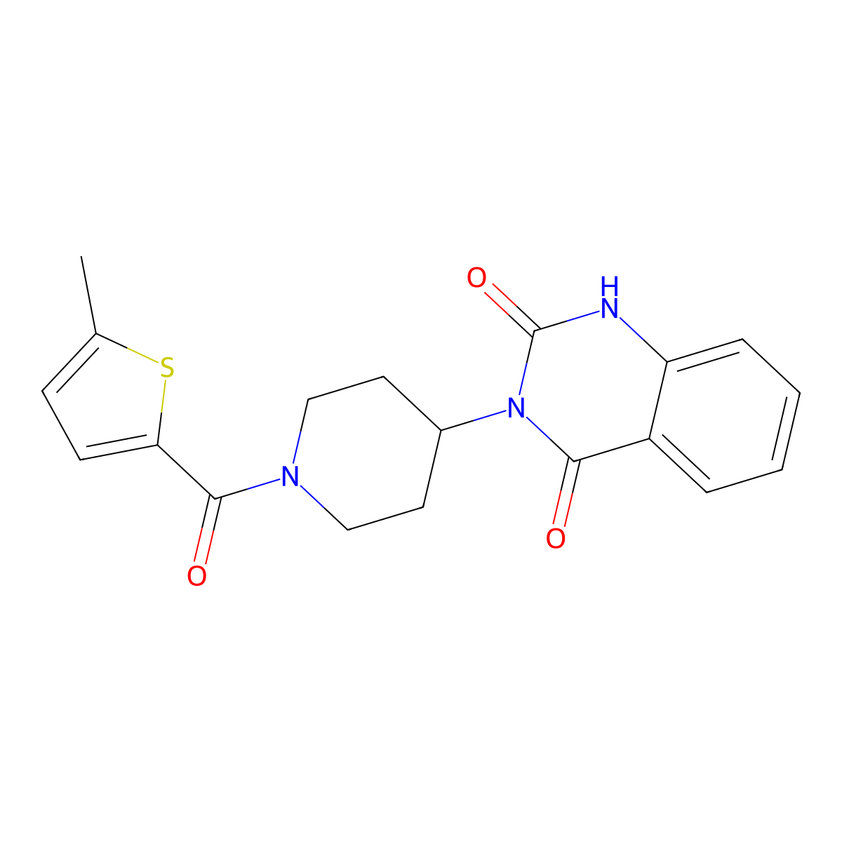 3-(1-(5-methylthiophene-2-carbonyl)piperidin-4-yl)quinazoline-2,4(1H,3H)-dione molecular structure, CAS 2034459-41-9
