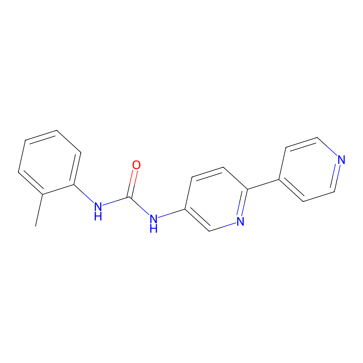 3-{[2,4'-Bipyridine]-5-yl}-1-(2-methylphenyl)urea molecular structure, CAS 2034463-92-6