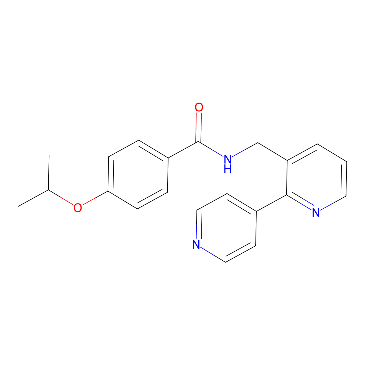 N-([2,4'-bipyridin]-3-ylmethyl)-4-isopropoxybenzamide molecular structure, CAS 2034474-41-2