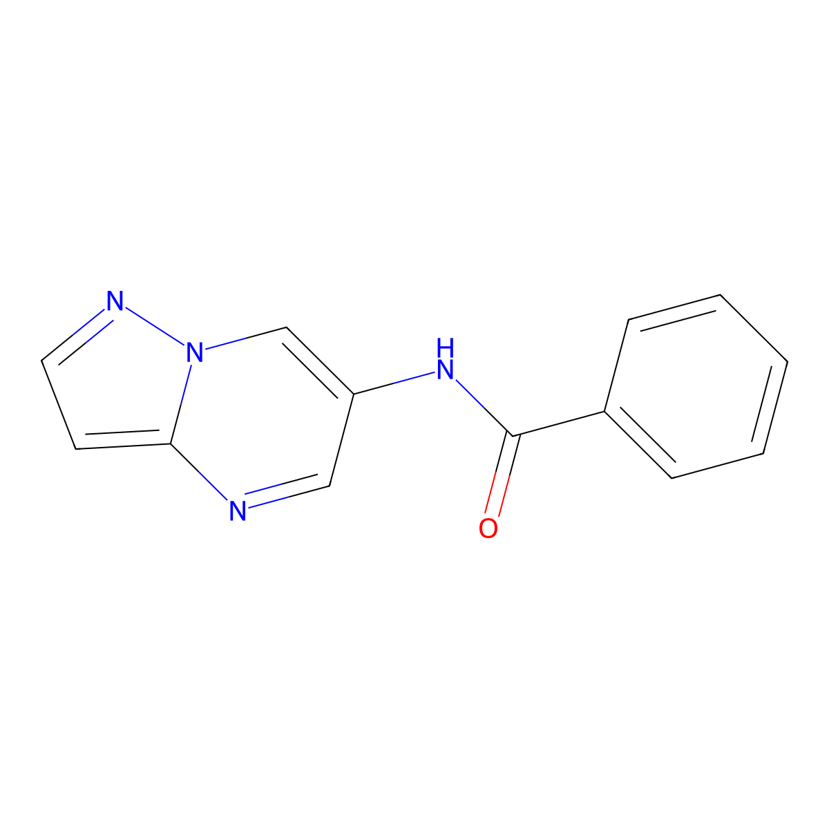 N-{pyrazolo[1,5-a]pyrimidin-6-yl}benzamide molecular structure, CAS 2034480-35-6