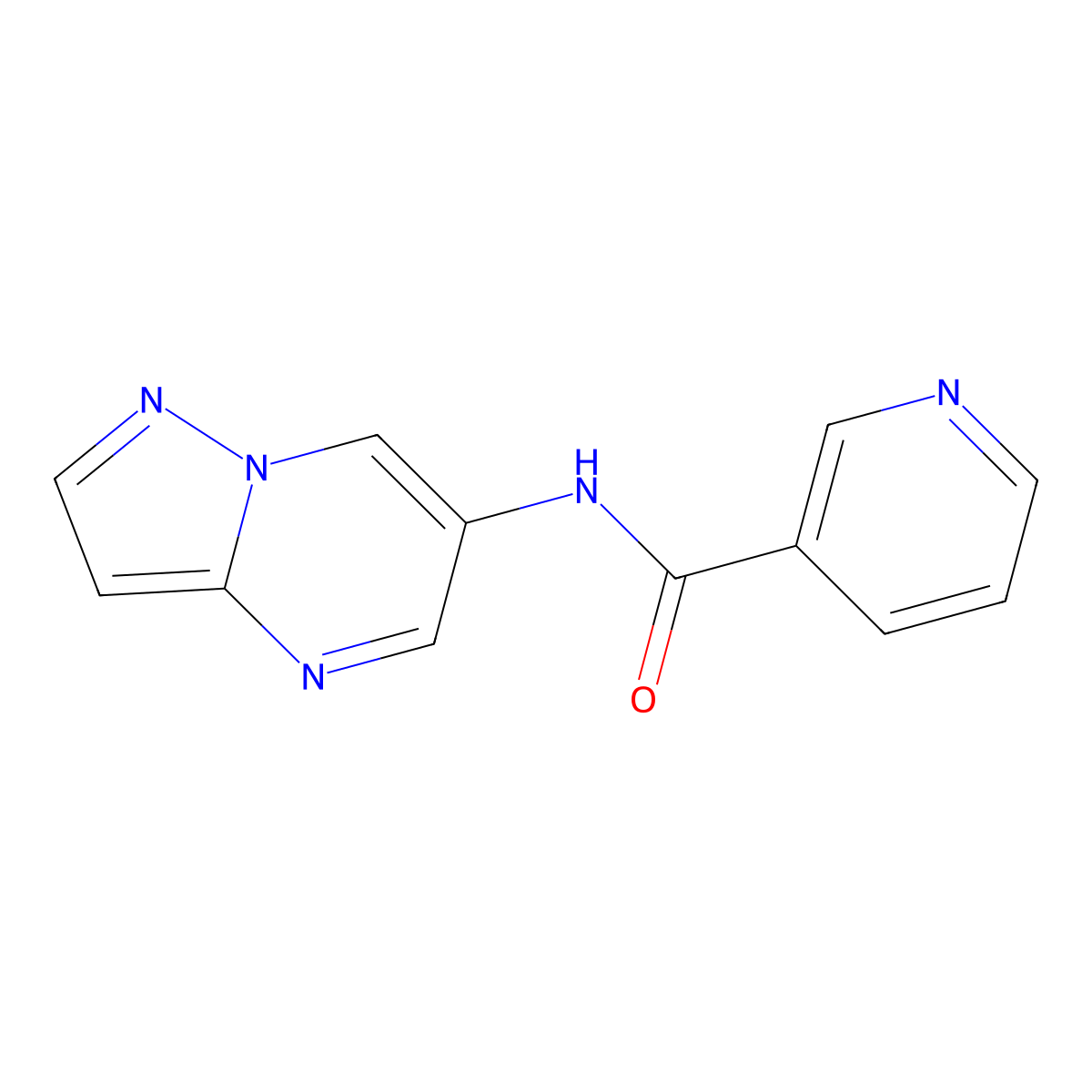 N-(pyrazolo[1,5-a]pyrimidin-6-yl)nicotinamide molecular structure, CAS 2034480-98-1