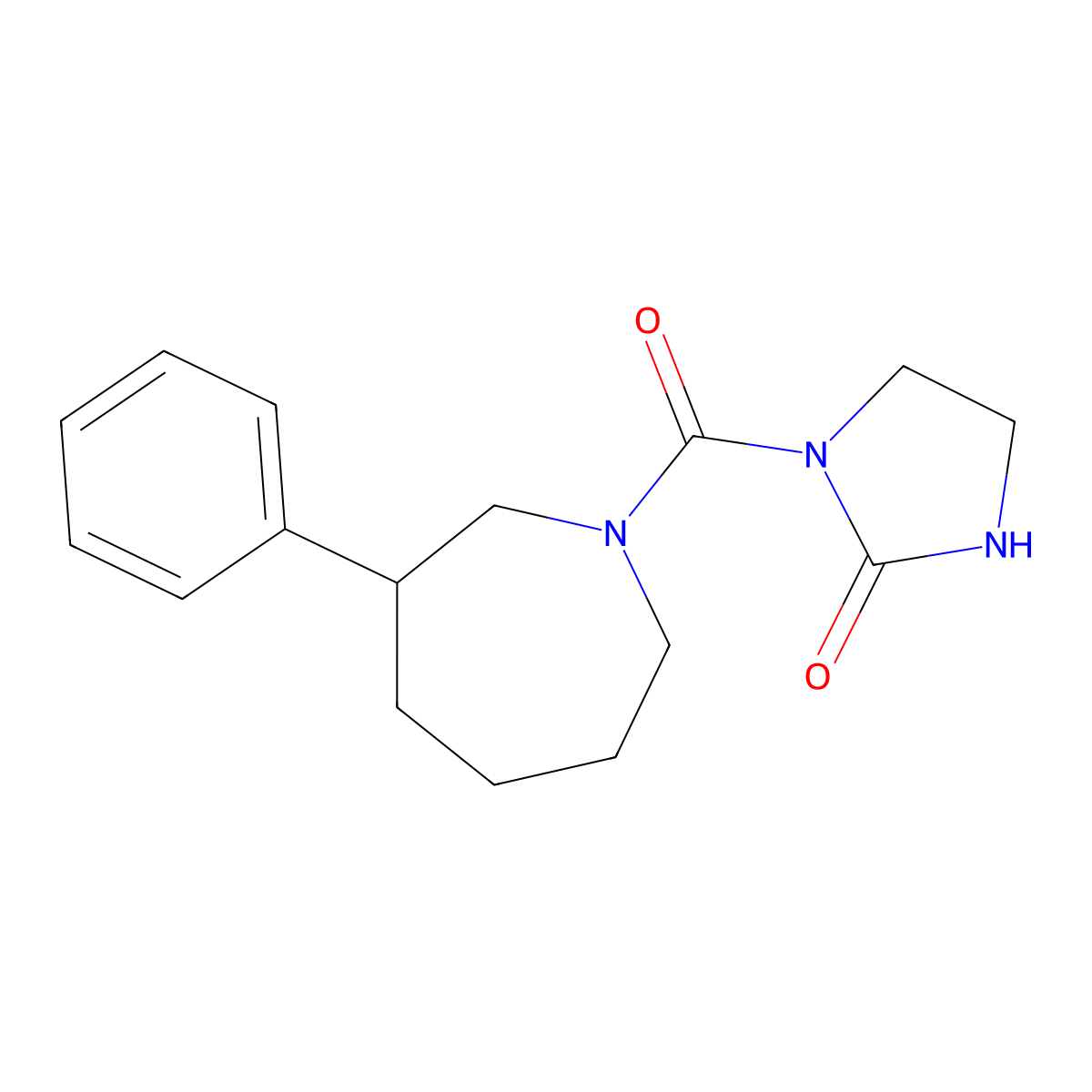 1-(3-Phenylazepane-1-carbonyl)imidazolidin-2-one molecular structure, CAS 2034485-85-1