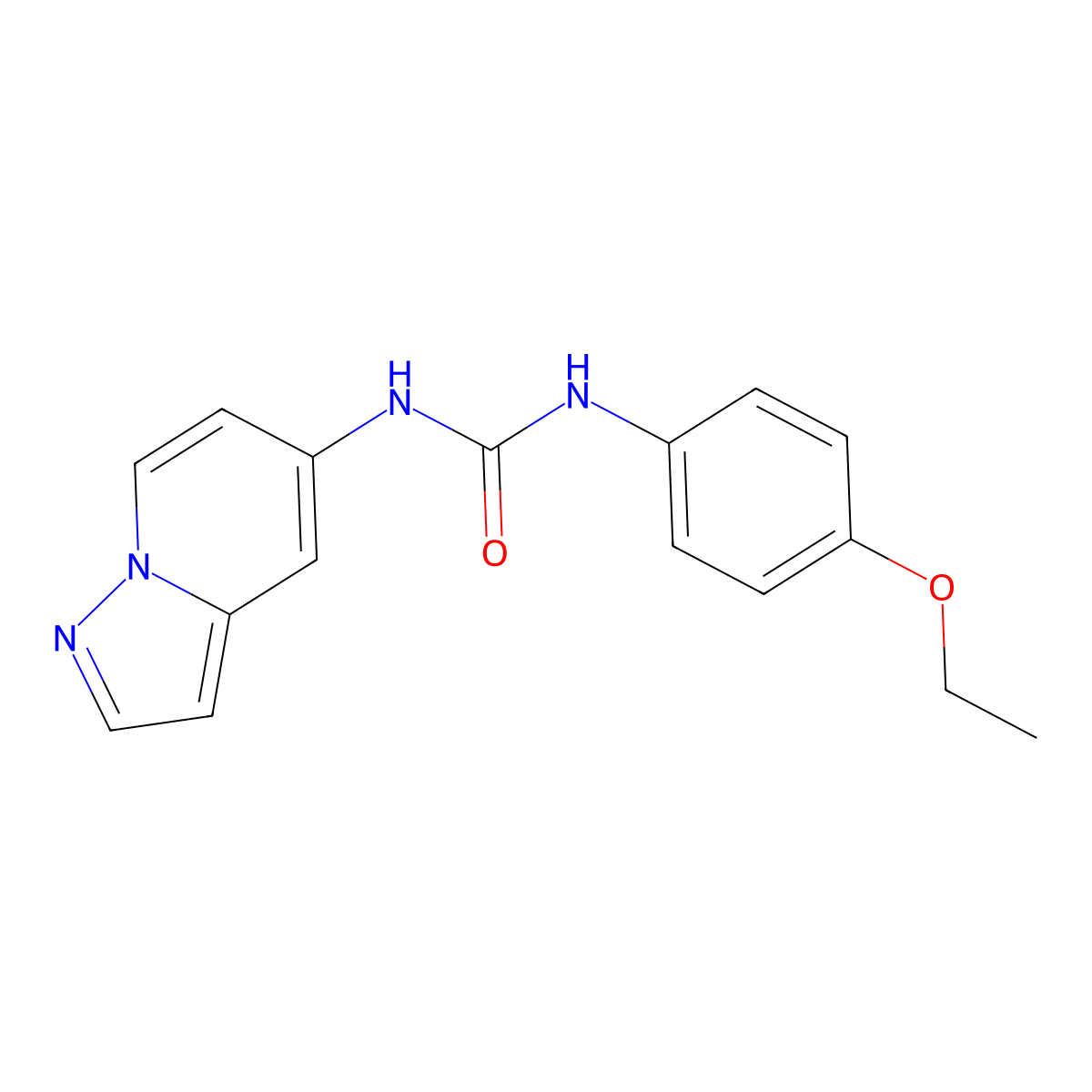 1-(4-Ethoxyphenyl)-3-(pyrazolo[1,5-a]pyridin-5-yl)urea molecular structure, CAS 2034487-16-4