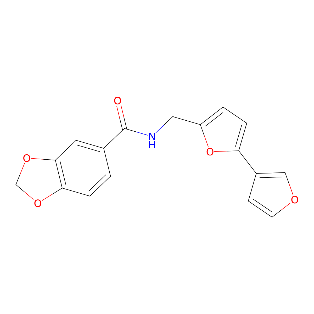 N-({[2,3'-bifuran]-5-yl}methyl)-2H-1,3-benzodioxole-5-carboxamide molecular structure, CAS 2034488-02-1