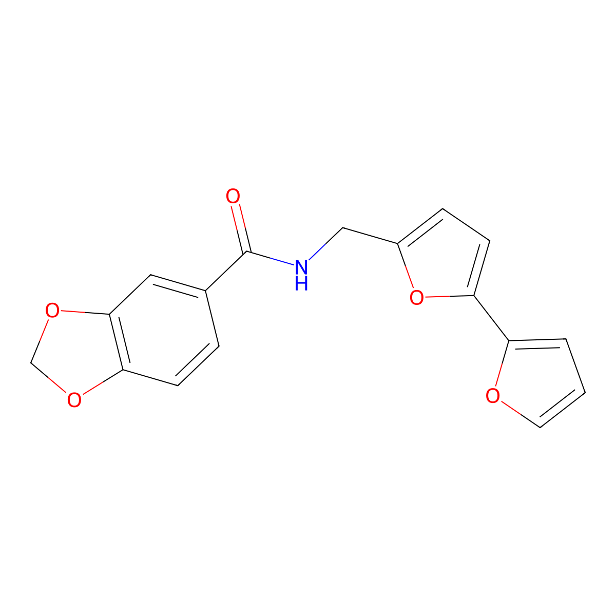 N-({[2,2'-bifuran]-5-yl}methyl)-2H-1,3-benzodioxole-5-carboxamide molecular structure, CAS 2034490-36-1