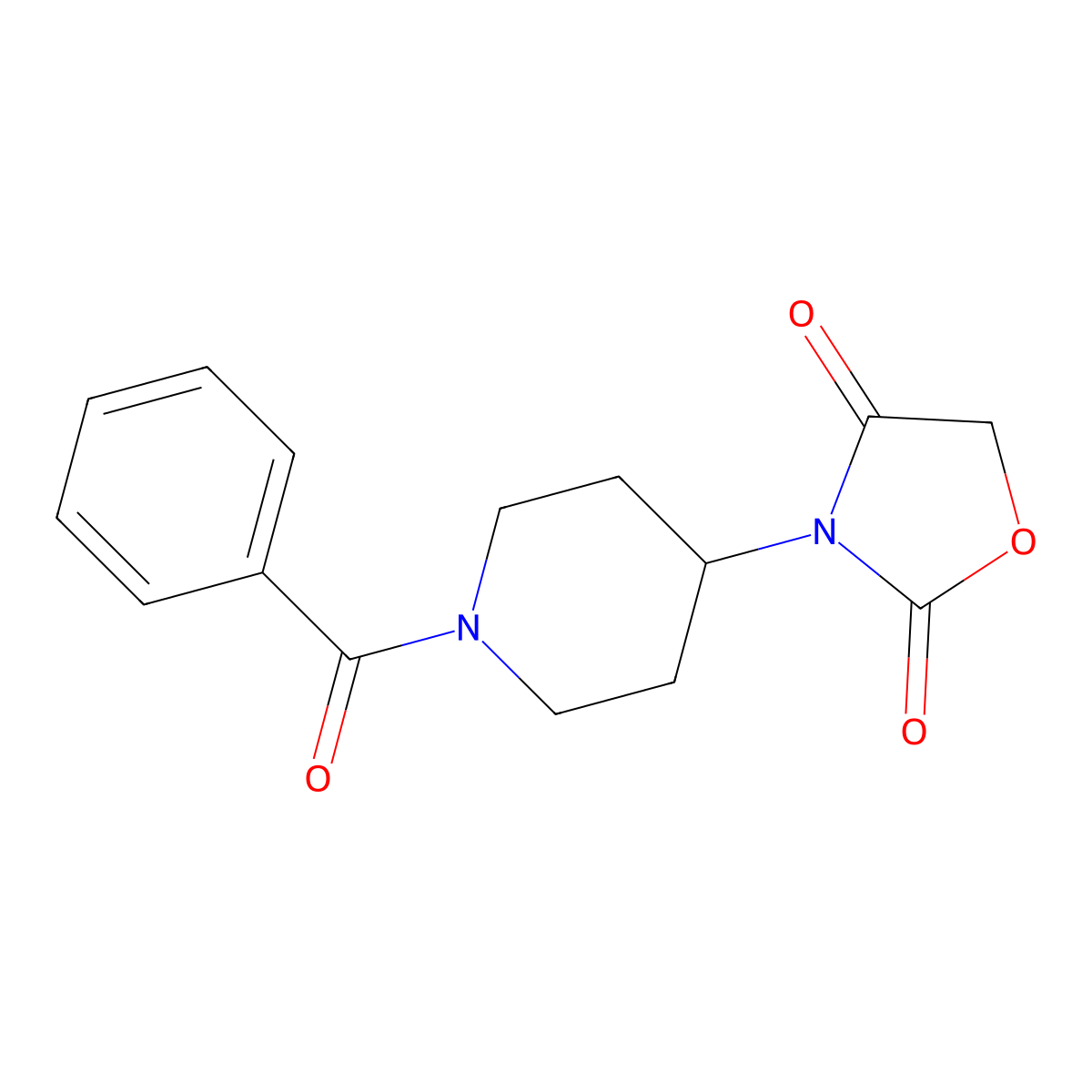 3-(1-Benzoylpiperidin-4-yl)oxazolidine-2,4-dione molecular structure, CAS 2034493-85-9