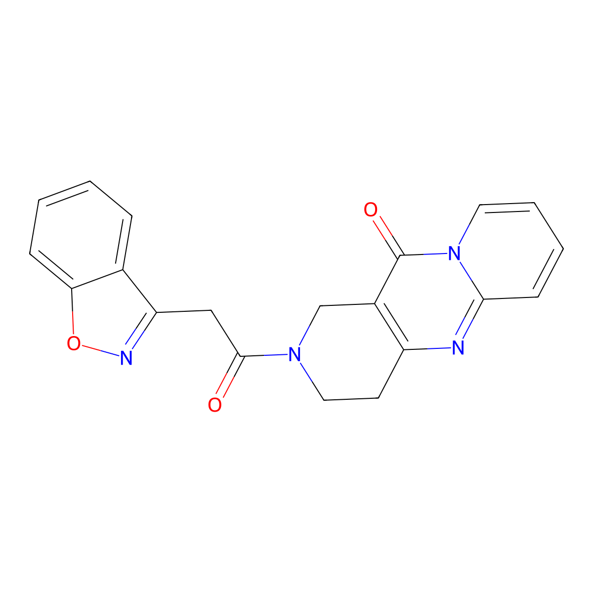 5-[2-(1,2-Benzoxazol-3-yl)acetyl]-1,5,9-triazatricyclo[8.4.0.0^{3,8}]tetradeca-3(8),9,11,13-tetraen-2-one molecular structure, CAS 2034504-68-0