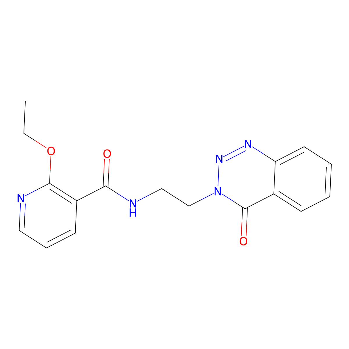 2-ethoxy-N-(2-(4-oxobenzo[d][1,2,3]triazin-3(4H)-yl)ethyl)nicotinamide molecular structure, CAS 2034505-52-5