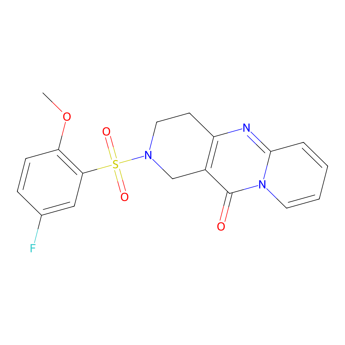 5-(5-Fluoro-2-methoxybenzenesulfonyl)-1,5,9-triazatricyclo[8.4.0.0^{3,8}]tetradeca-3(8),9,11,13-tetraen-2-one molecular structure, CAS 2034505-71-8