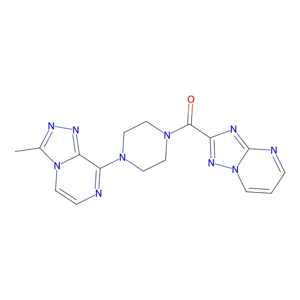 [1,2,4]Triazolo[1,5-a]pyrimidin-2-yl(4-(3-methyl-[1,2,4]triazolo[4,3-a]pyrazin-8-yl)piperazin-1-yl)methanone molecular structure, CAS 2034506-41-5