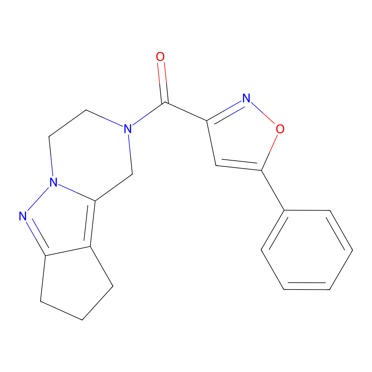 11-(5-Phenyl-1,2-oxazole-3-carbonyl)-7,8,11-triazatricyclo[6.4.0.0^{2,6}]dodeca-1,6-diene molecular structure, CAS 2034509-17-4