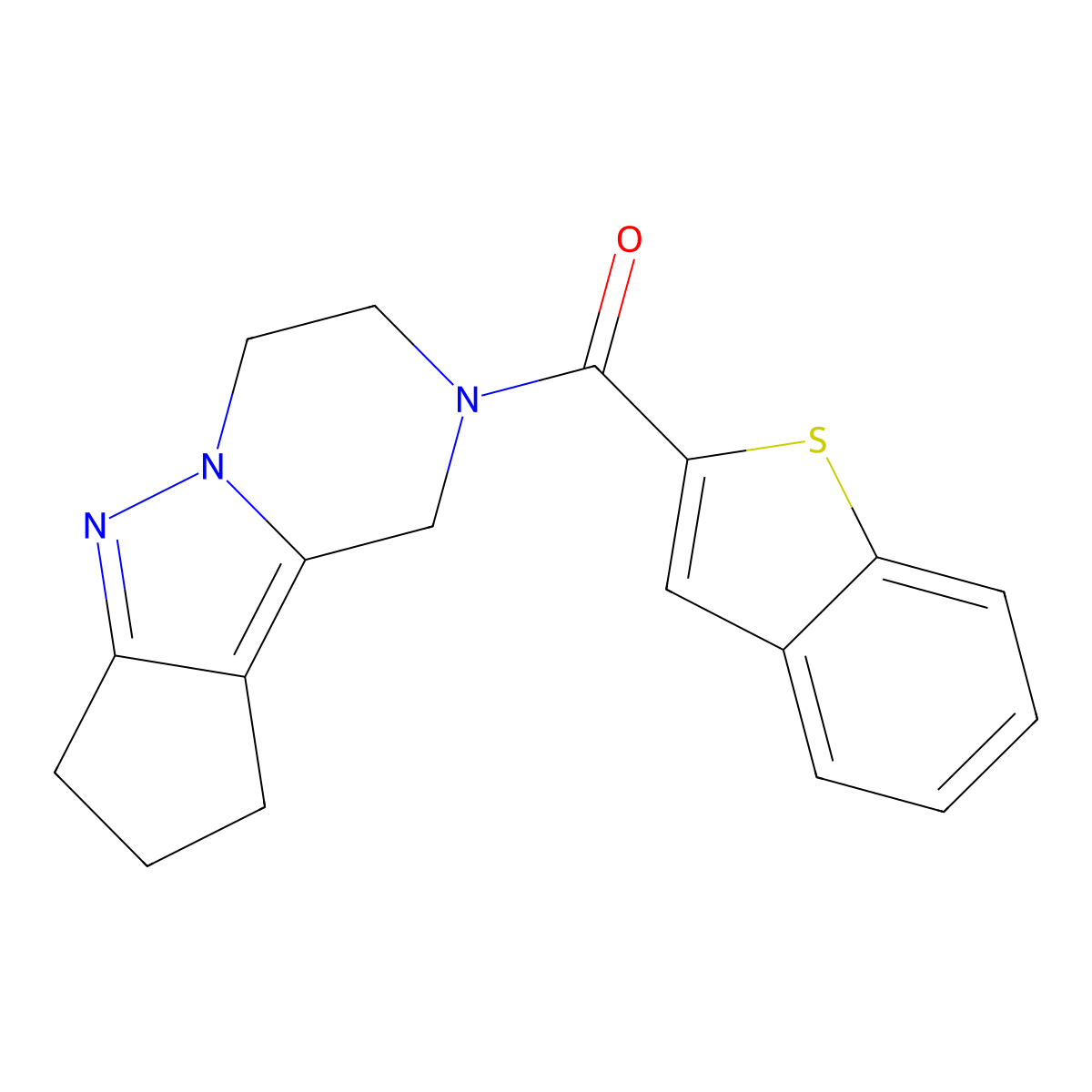 11-(1-Benzothiophene-2-carbonyl)-7,8,11-triazatricyclo[6.4.0.0^{2,6}]dodeca-1,6-diene molecular structure, CAS 2034509-80-1