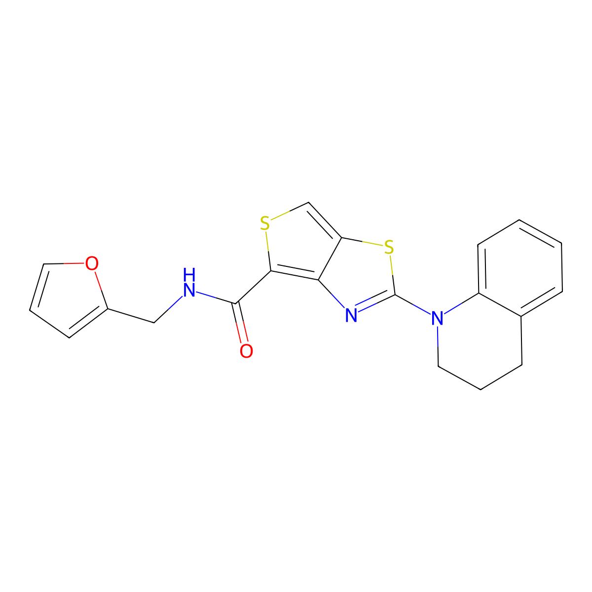 2-(3,4-dihydroquinolin-1(2H)-yl)-N-(furan-2-ylmethyl)thieno[3,4-d]thiazole-4-carboxamide molecular structure, CAS 2034514-00-4