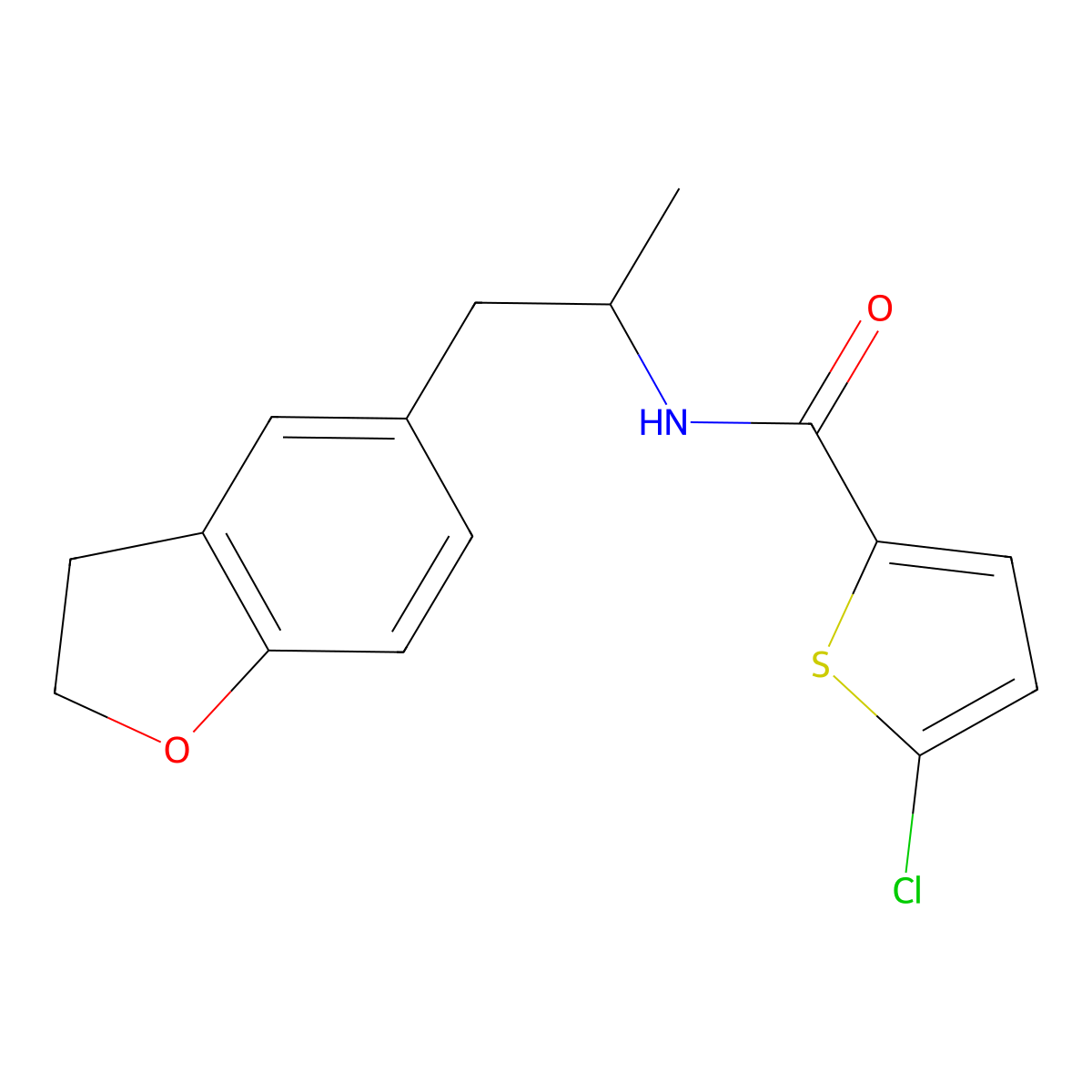 5-chloro-N-(1-(2,3-dihydrobenzofuran-5-yl)propan-2-yl)thiophene-2-carboxamide molecular structure, CAS 2034515-16-5