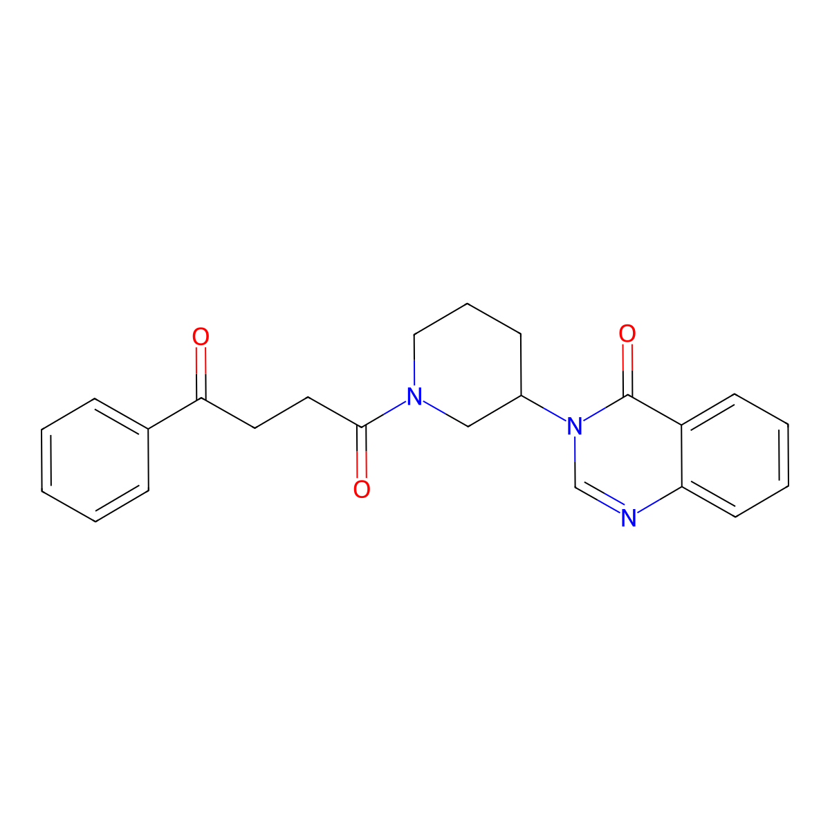 1-(3-(4-oxoquinazolin-3(4H)-yl)piperidin-1-yl)-4-phenylbutane-1,4-dione molecular structure, CAS 2034516-86-2