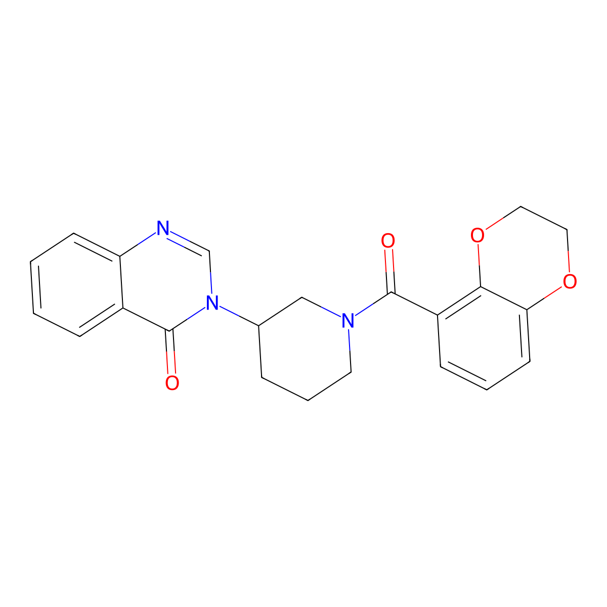 3-(1-(2,3-dihydrobenzo[b][1,4]dioxine-5-carbonyl)piperidin-3-yl)quinazolin-4(3H)-one molecular structure, CAS 2034517-86-5
