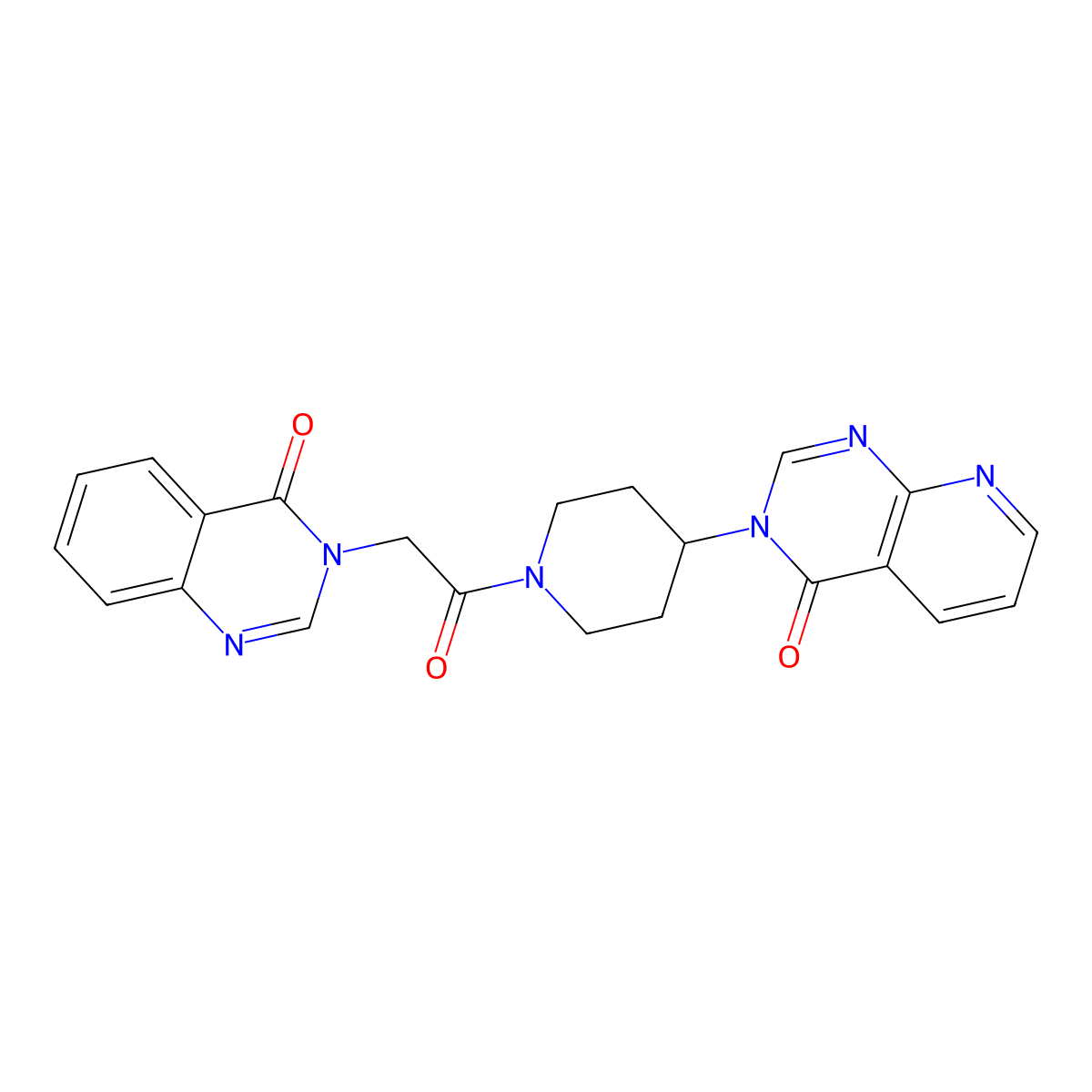 3-(1-(2-(4-oxoquinazolin-3(4H)-yl)acetyl)piperidin-4-yl)pyrido[2,3-d]pyrimidin-4(3H)-one molecular structure, CAS 2034518-51-7