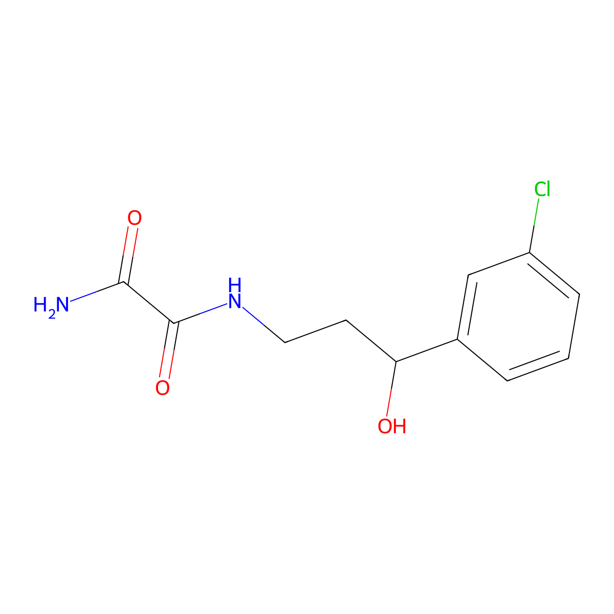 N1-(3-(3-chlorophenyl)-3-hydroxypropyl)oxalamide molecular structure, CAS 2034526-34-4
