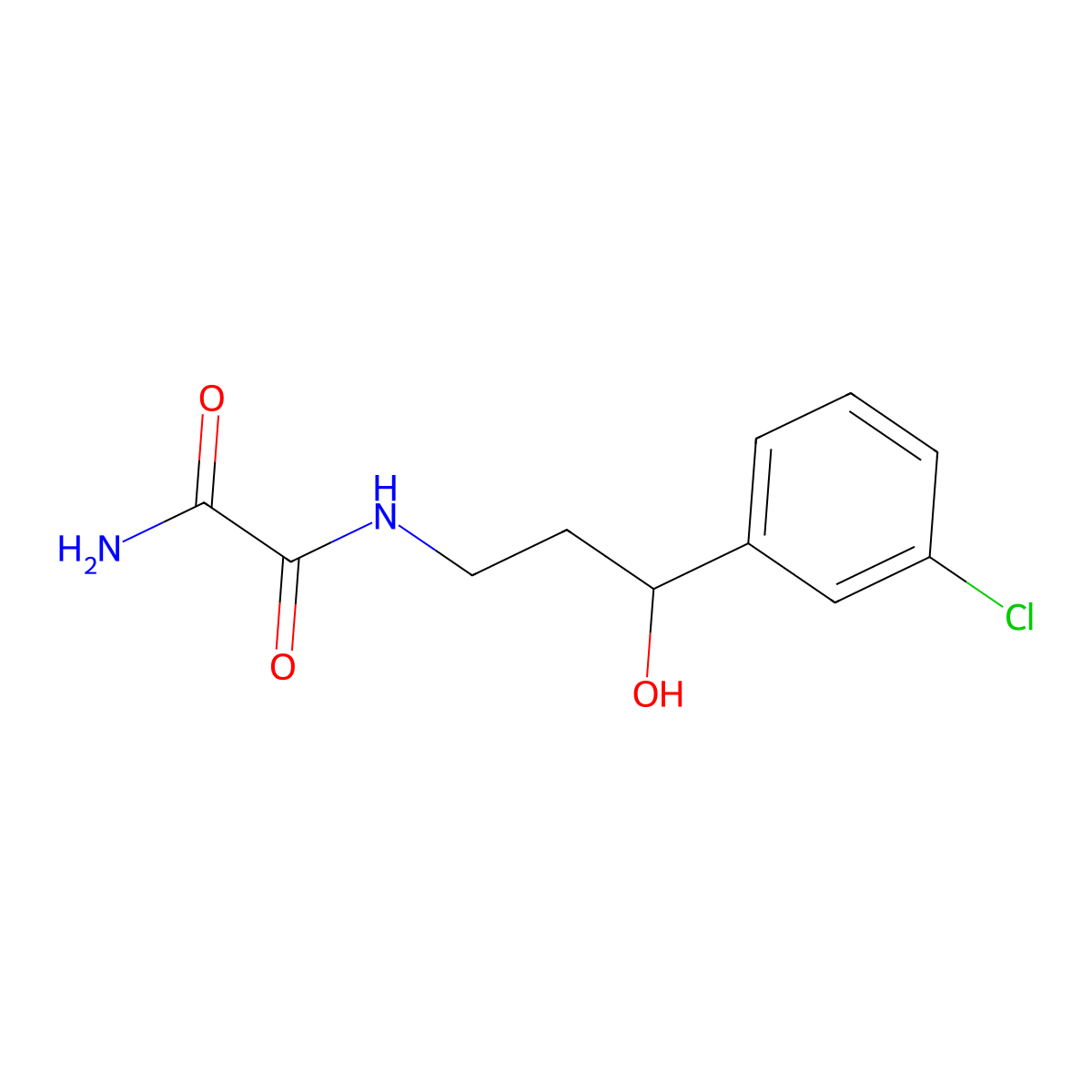 N1-(3-(3-chlorophenyl)-3-hydroxypropyl)oxalamide molecular structure, CAS 2034526-34-4