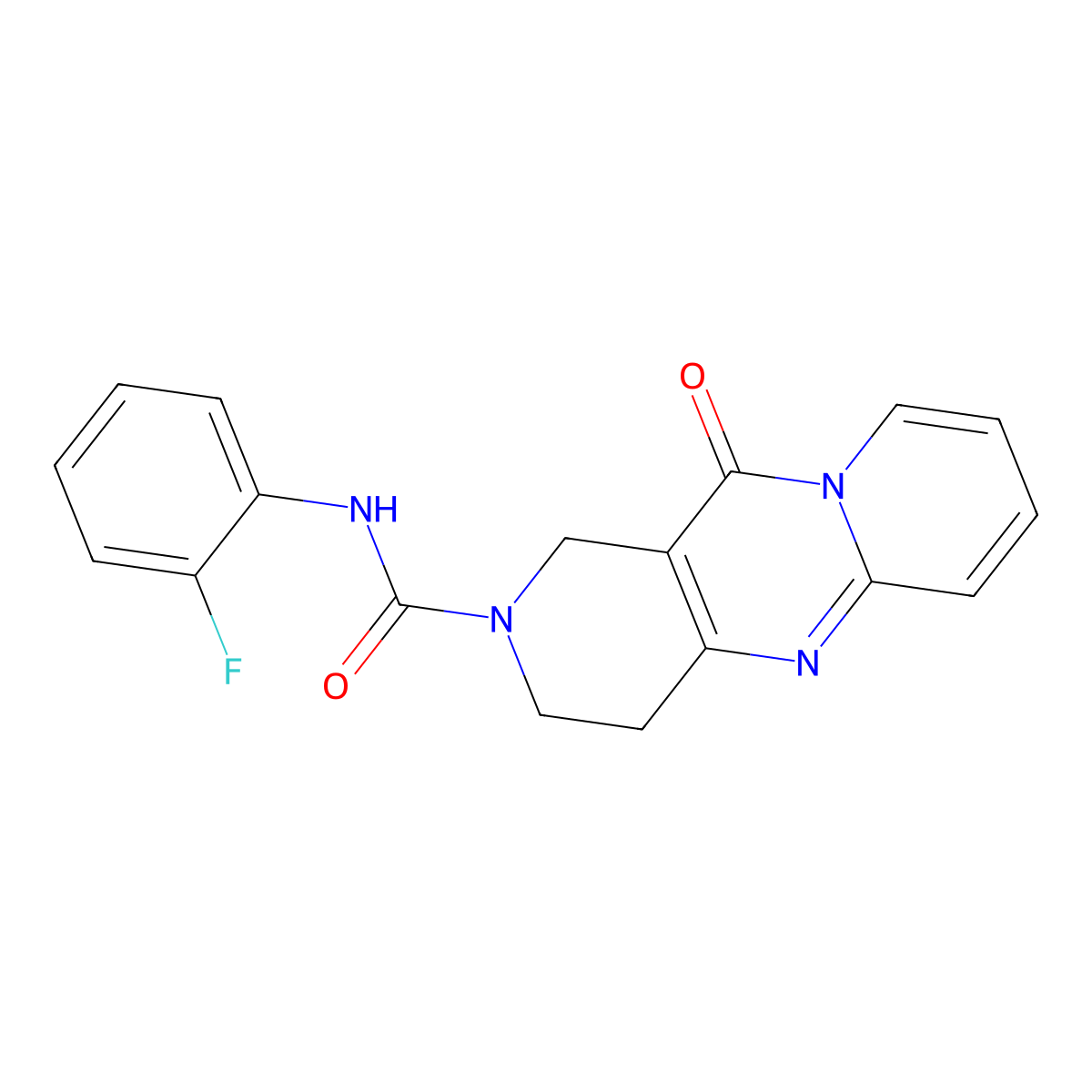 N-(2-fluorophenyl)-11-oxo-3,4-dihydro-1H-dipyrido[1,2-a:4',3'-d]pyrimidine-2(11H)-carboxamide molecular structure, CAS 2034530-63-5