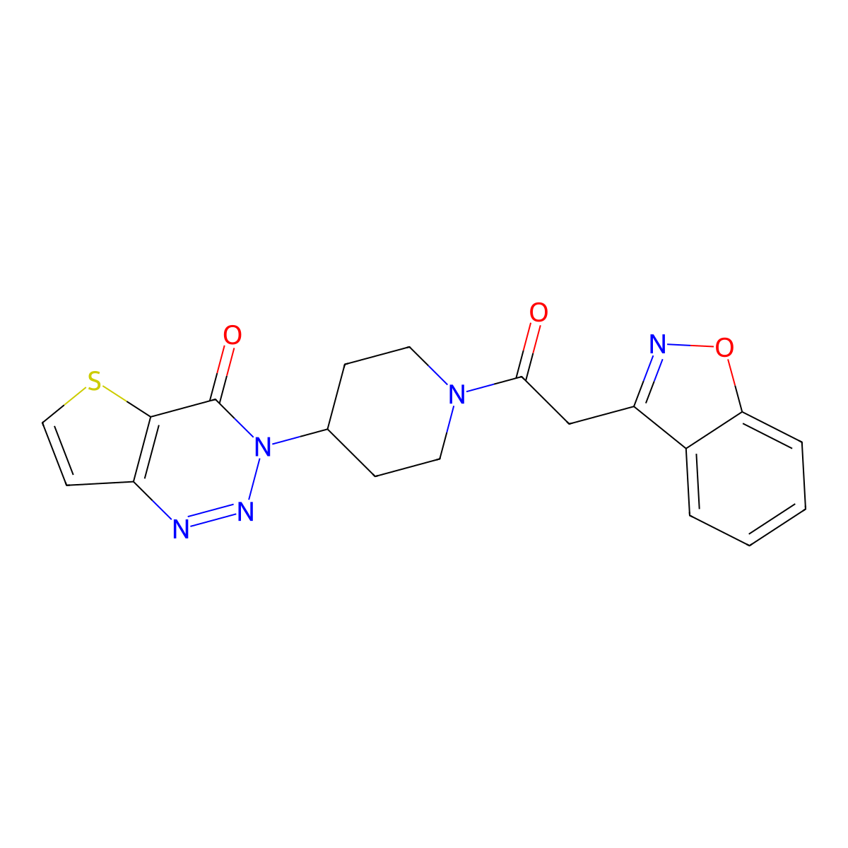 3-(1-(2-(benzo[d]isoxazol-3-yl)acetyl)piperidin-4-yl)thieno[3,2-d][1,2,3]triazin-4(3H)-one molecular structure, CAS 2034531-84-3
