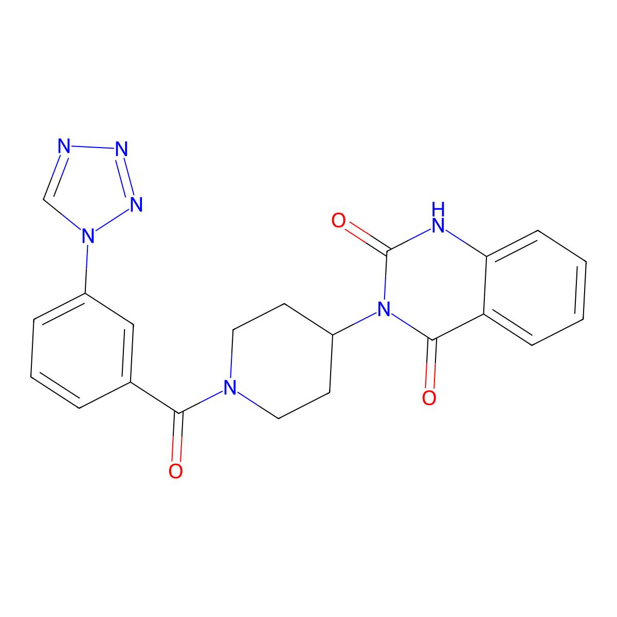 3-(1-(3-(1H-tetrazol-1-yl)benzoyl)piperidin-4-yl)quinazoline-2,4(1H,3H)-dione molecular structure, CAS 2034532-22-2