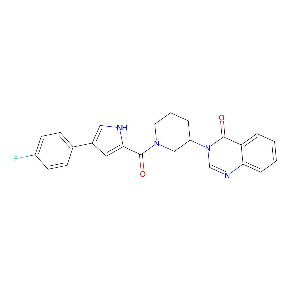 3-(1-(4-(4-fluorophenyl)-1H-pyrrole-2-carbonyl)piperidin-3-yl)quinazolin-4(3H)-one molecular structure, CAS 2034534-35-3