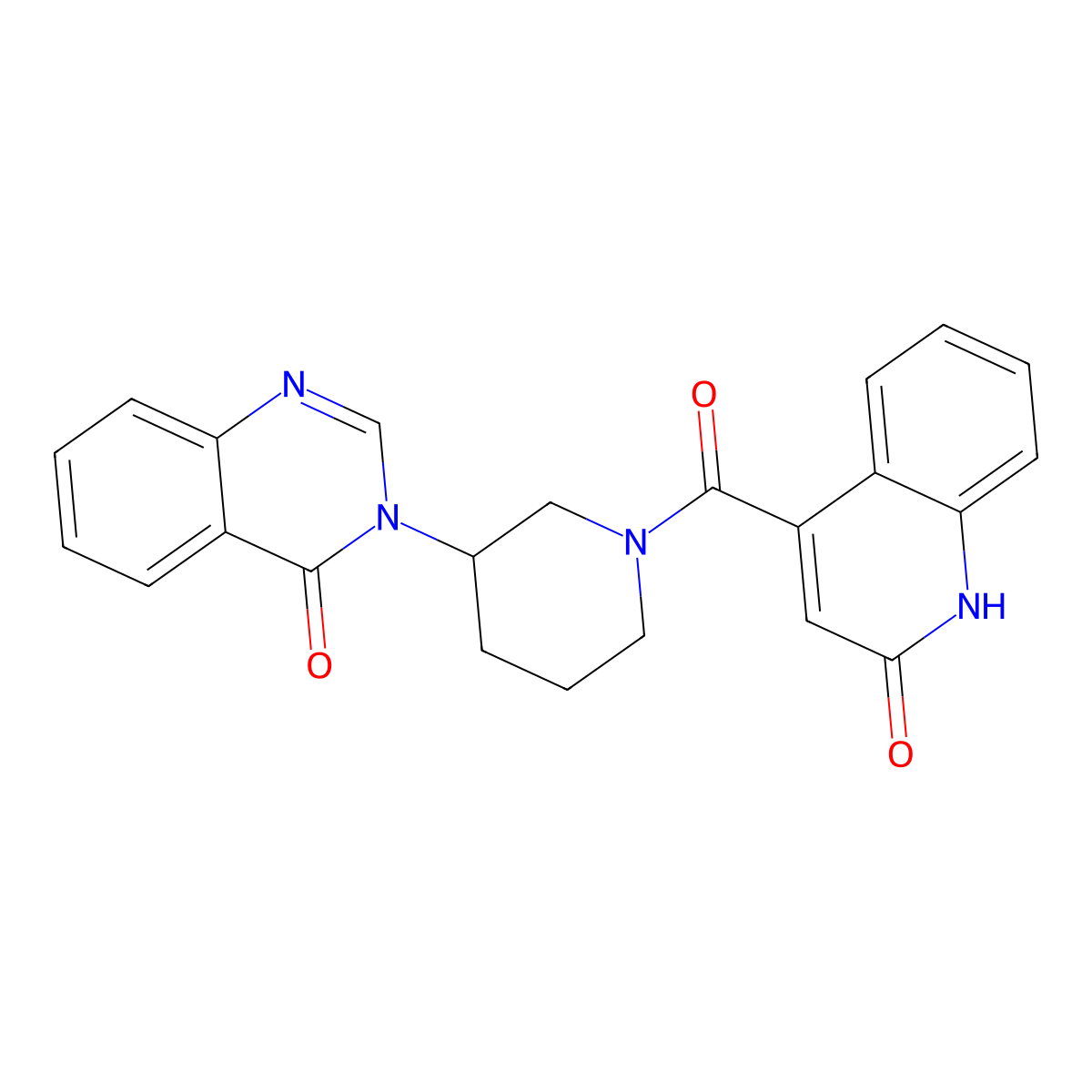 3-(1-(2-hydroxyquinoline-4-carbonyl)piperidin-3-yl)quinazolin-4(3H)-one molecular structure, CAS 2034534-45-5