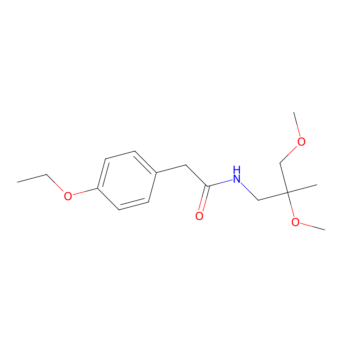 N-(2,3-dimethoxy-2-methylpropyl)-2-(4-ethoxyphenyl)acetamide molecular structure, CAS 2034540-26-4