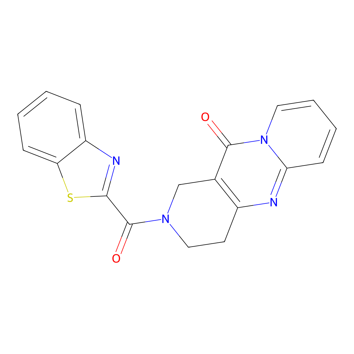 5-(1,3-Benzothiazole-2-carbonyl)-1,5,9-triazatricyclo[8.4.0.0^{3,8}]tetradeca-3(8),9,11,13-tetraen-2-one molecular structure, CAS 2034546-50-2