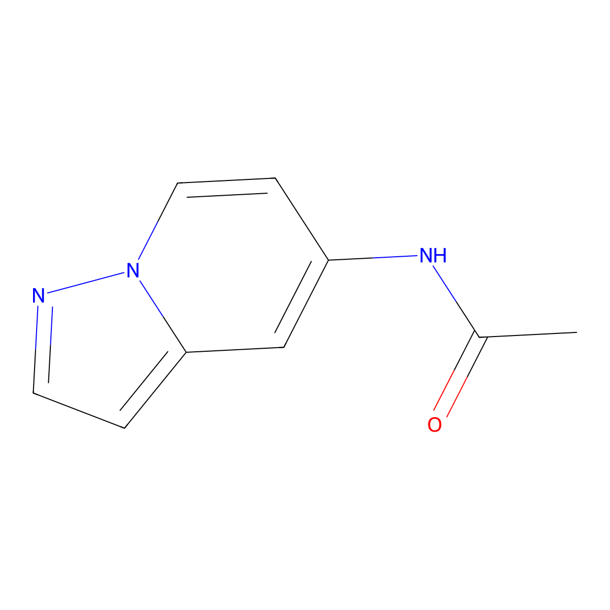 N-{pyrazolo[1,5-a]pyridin-5-yl}acetamide molecular structure, CAS 2034546-52-4