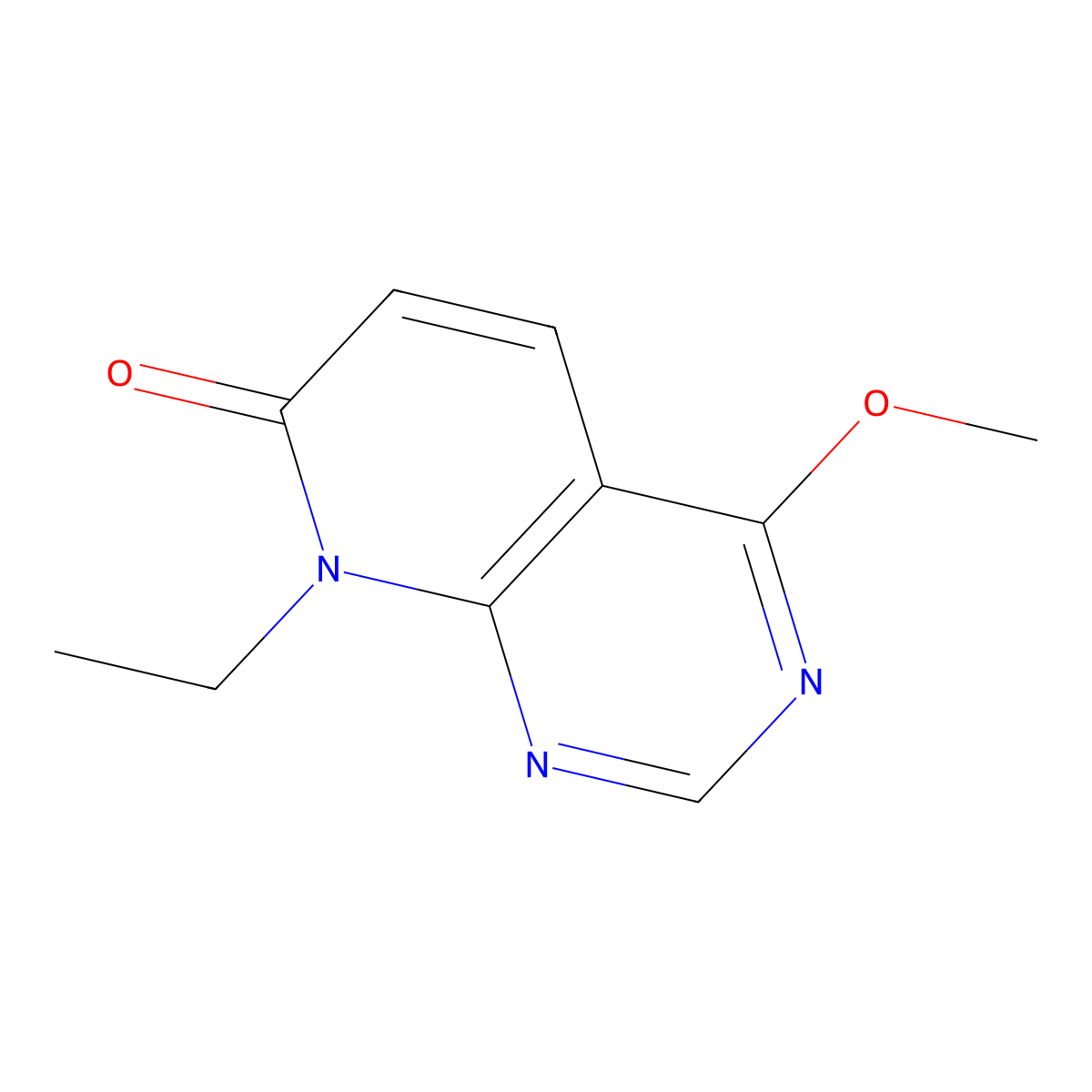 8-ethyl-4-methoxypyrido[2,3-d]pyrimidin-7(8H)-one molecular structure, CAS 2034548-36-0