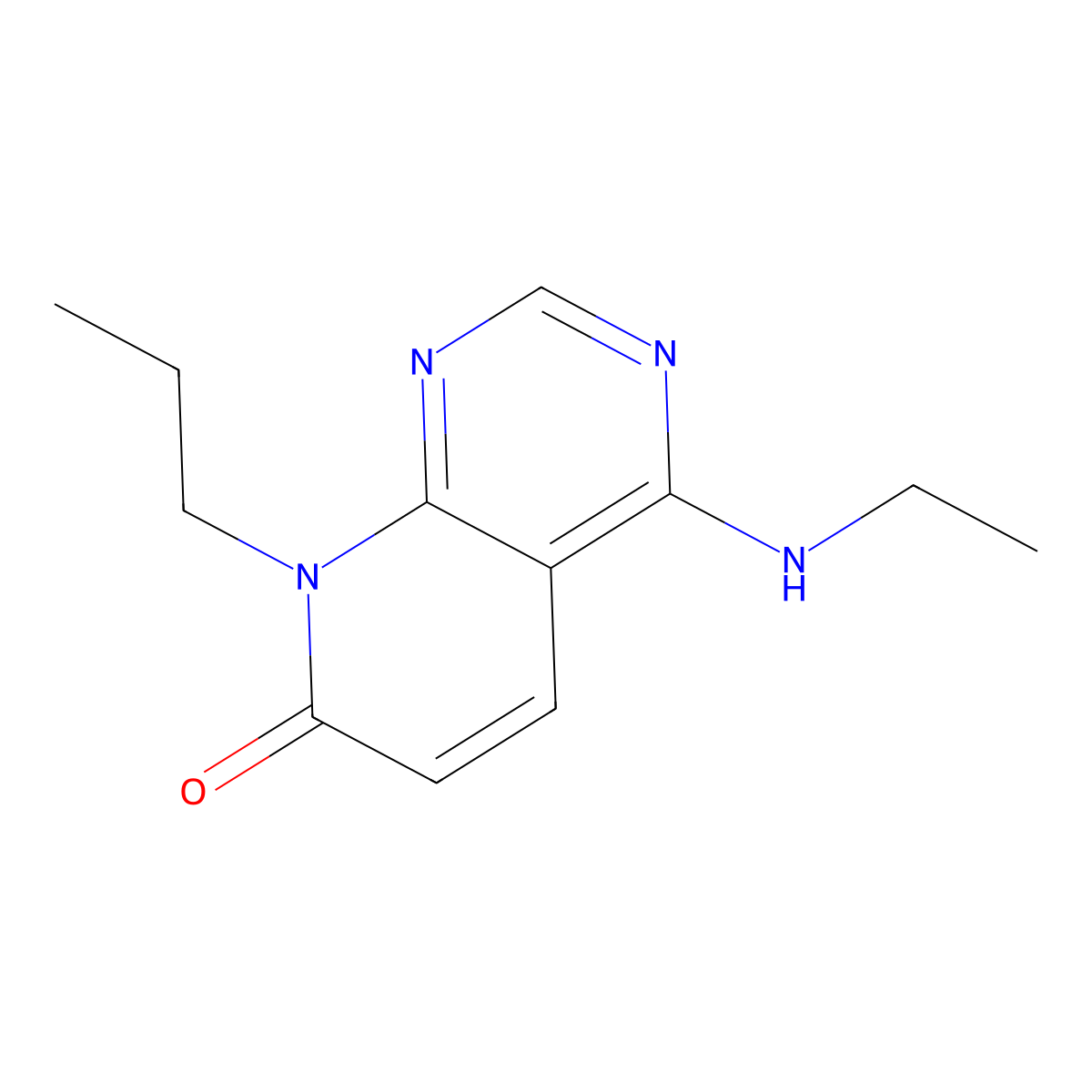 4-(ethylamino)-8-propylpyrido[2,3-d]pyrimidin-7(8H)-one molecular structure, CAS 2034548-70-2