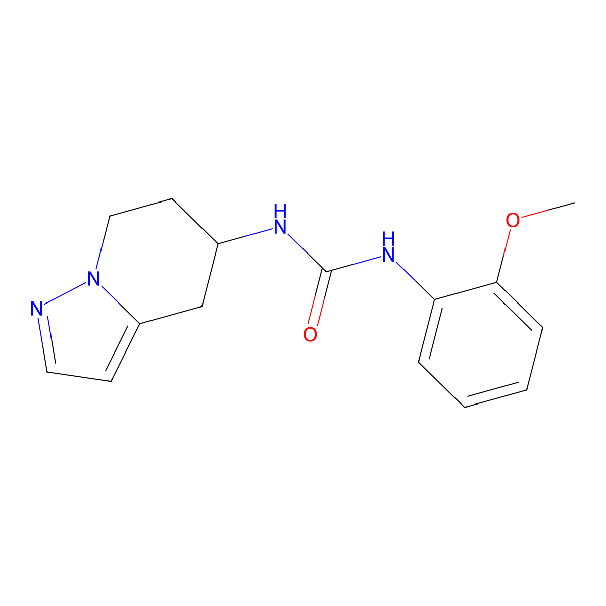 1-(2-Methoxyphenyl)-3-(4,5,6,7-tetrahydropyrazolo[1,5-a]pyridin-5-yl)urea molecular structure, CAS 2034549-41-0