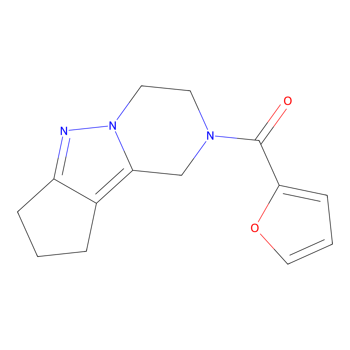 11-(Furan-2-carbonyl)-7,8,11-triazatricyclo[6.4.0.0^{2,6}]dodeca-1,6-diene molecular structure, CAS 2034553-43-8