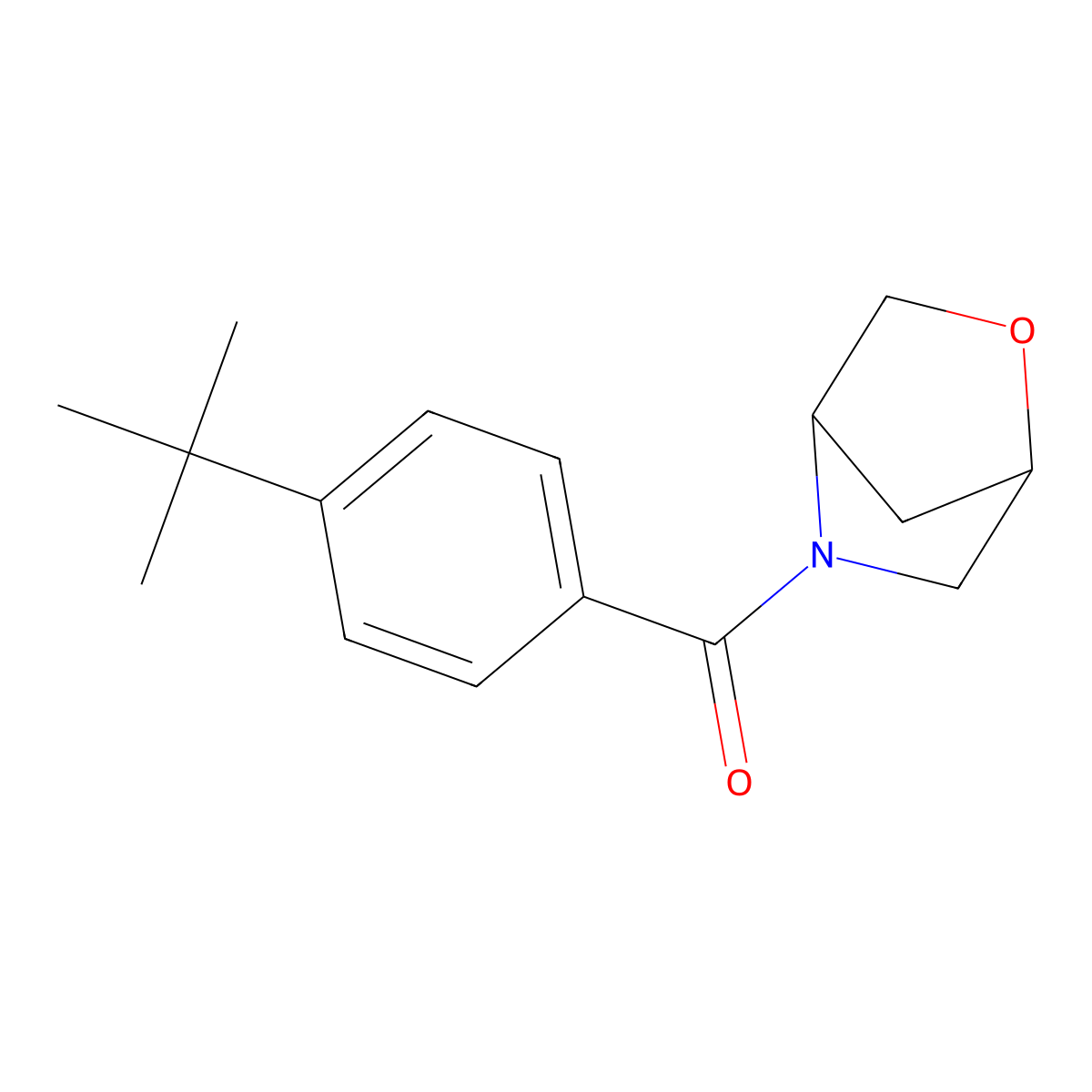 2-Oxa-5-azabicyclo[2.2.1]heptan-5-yl(4-(tert-butyl)phenyl)methanone molecular structure, CAS 2034557-81-6