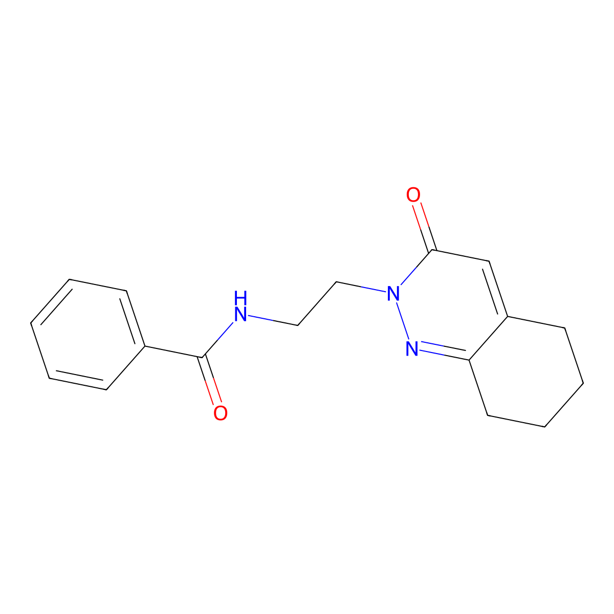 N-(2-(3-oxo-5,6,7,8-tetrahydrocinnolin-2(3H)-yl)ethyl)benzamide molecular structure, CAS 2034562-55-3